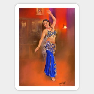 Hiedra the belly dancer Sticker